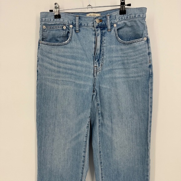Madewell The Perfect Vintage Jeans High Rise Straight Leg Denim Size 27 - Picture 3 of 9